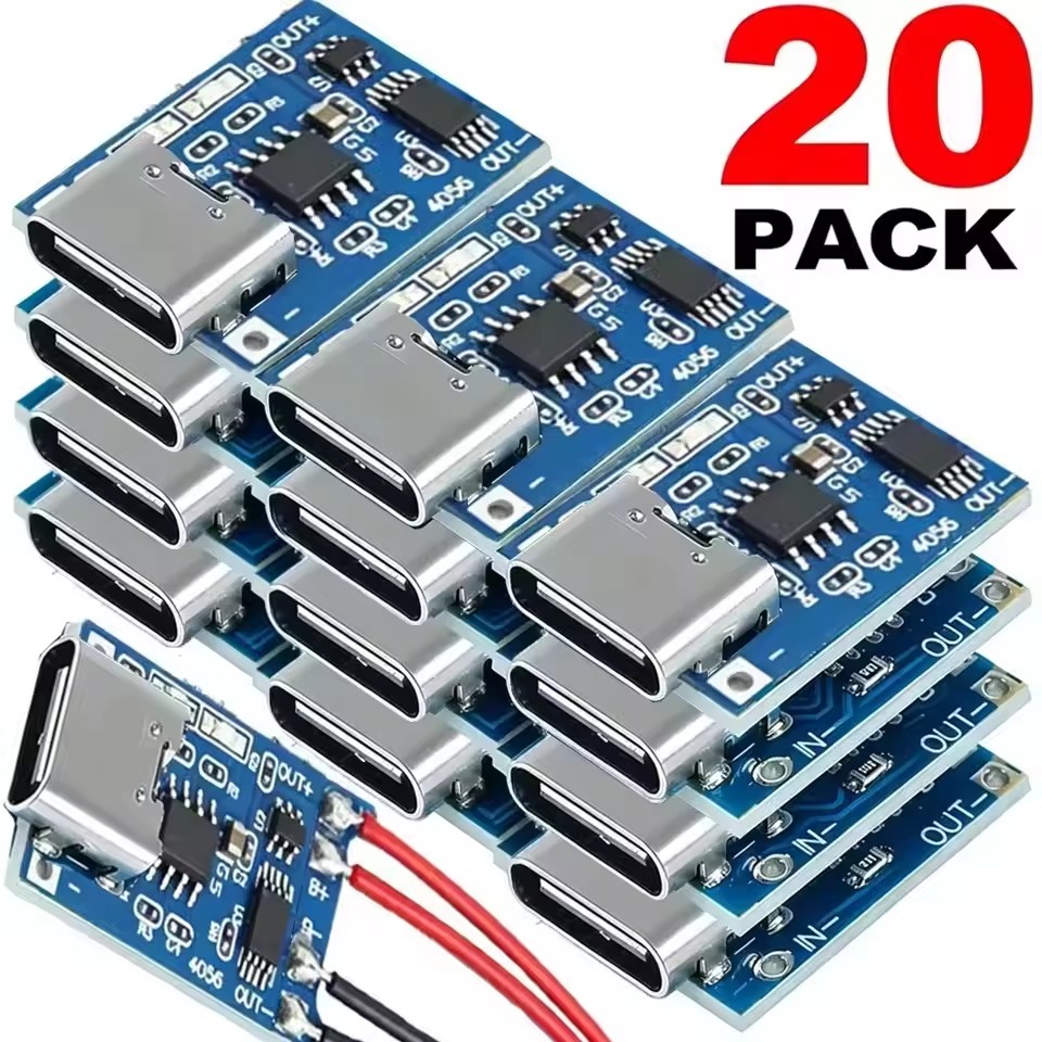 Usb Hub - 20-1 ชิ้น แผงวงจรชาร์จ Type C/Micro USB