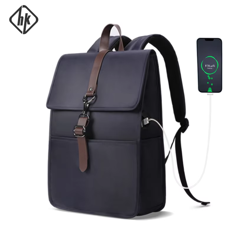 Laptop Bag - กระเป๋าเป้ธุรกิจคุณภาพสูงสไตล์อังกฤษ ผ้าอ็อกซ์ฟอร์ดกันน้ำ สำหรับใส่แล็ปท็อป ความจุขนาดใหญ่ เหมาะสำหรับเดินทางเพื่อธุรกิจ