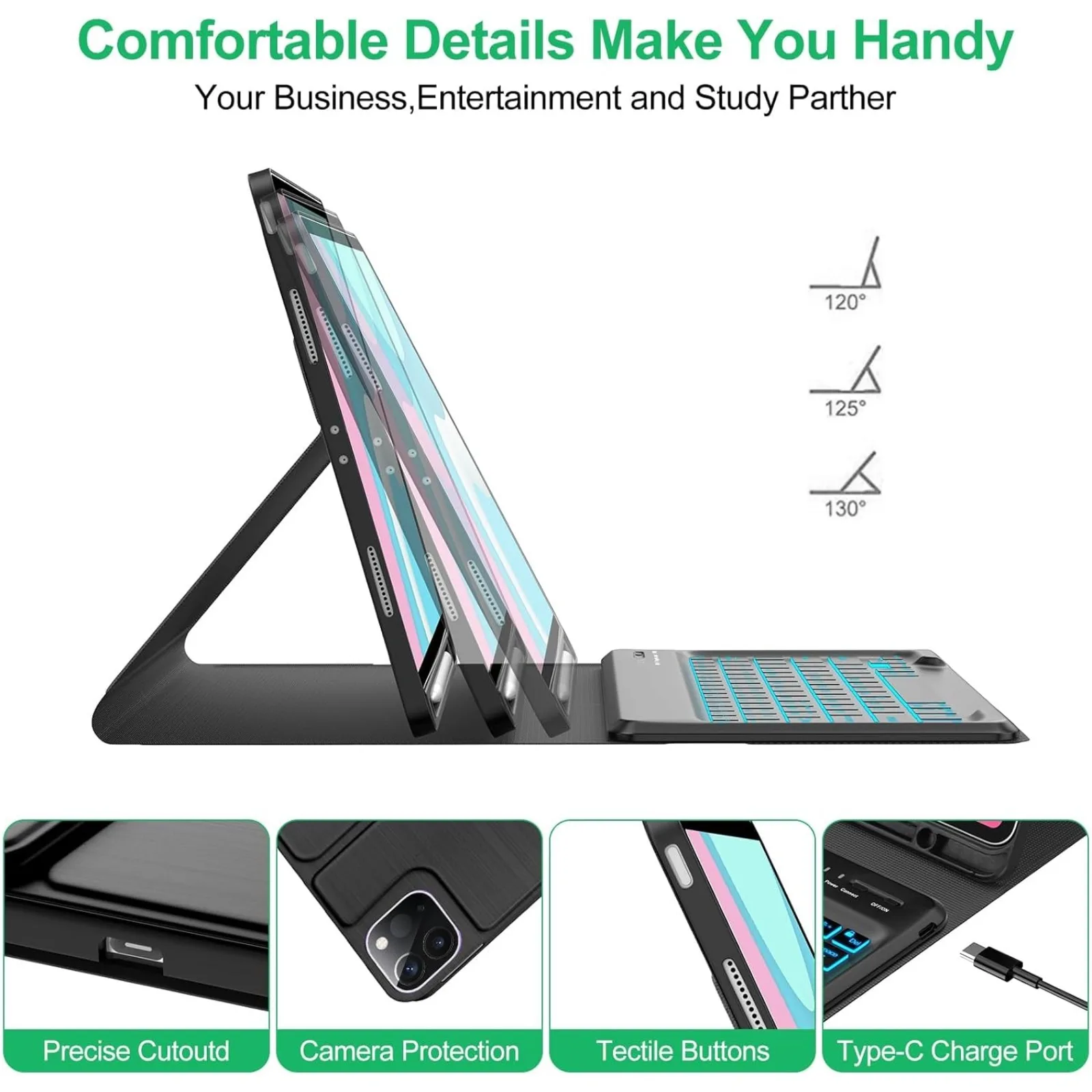 เคสคีย์บอร์ดและเมาส์สำหรับไอแพ - Keyboard Cover บทวิจารณ์และราคา